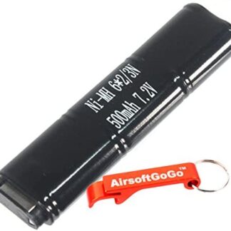 CYMA 7.2V 500mAh Ni-MH Micro Battery for CM030 CM121 CM122 CM123 Marui 18C, P8, M93R AEP AEG [For Airsoft Only]