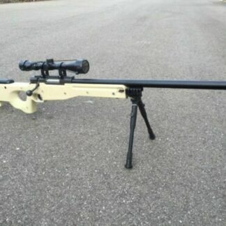 Well Tan Color MB01d MB01 L96 Spring Airsoft Gun Metal Bolt Action Sniper FPS-450 w/ 3-9x40 Scope & Bipod (tan)(Airsoft Gun)