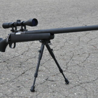 Well Black Color Bolt Action VRS10 Airsoft Sniper Gun 9X Scope & Bi-pod