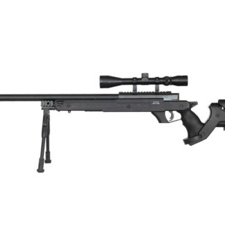 Well Black Color SR-22 Bolt Action Sniper Airsoft Rifle Scope & Bipod Package (airsoft gun)