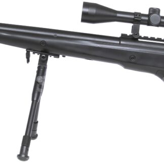 Well Black Color VSR Bolt Action Sniper Airsoft Rifle Scope & Bipod Package (airsoft gun)