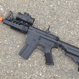 Double Eagle M805A CQB 320 FPS Airsoft Rifle m16/m4 Style Red Doct Version 1 1 CQB 614 AEG Full Auto Electric Airsoft Gun